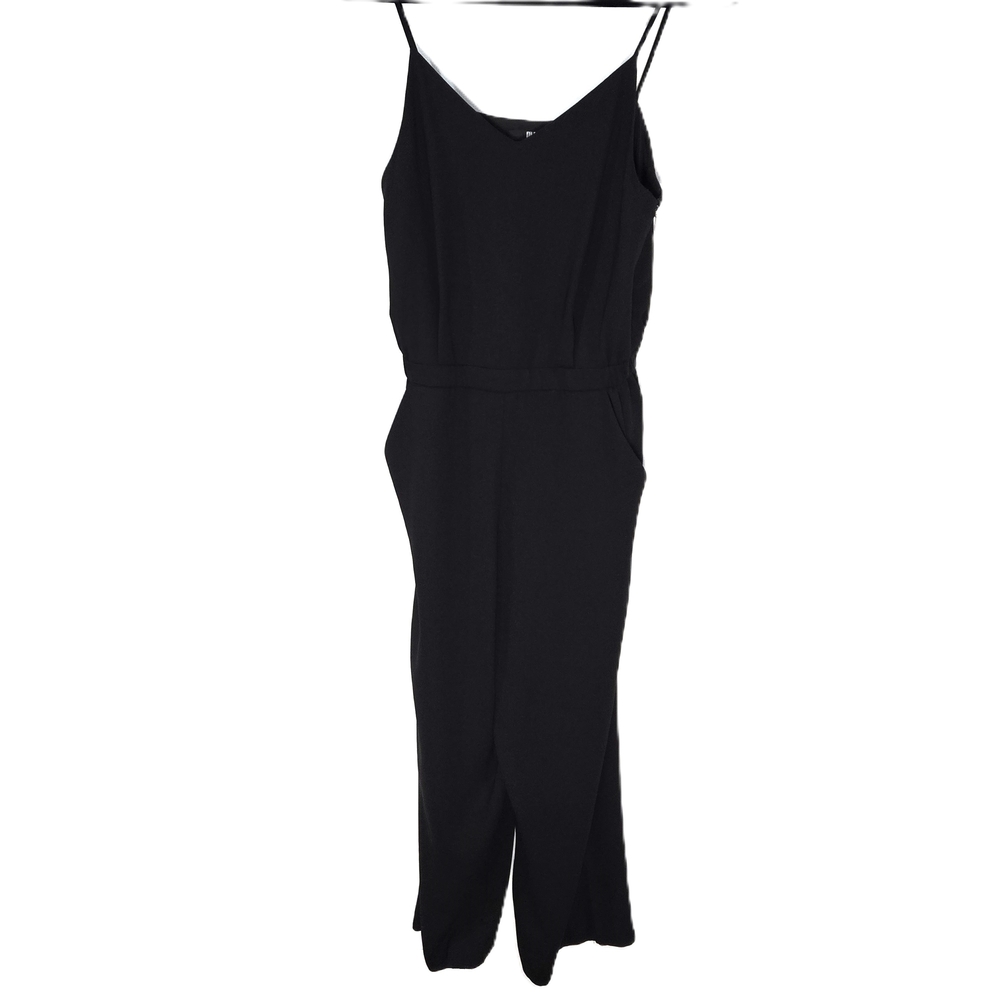 Uniqlo Black Shoulder Spaghetti-Strap Jumpsuit - Picture 4 of 7